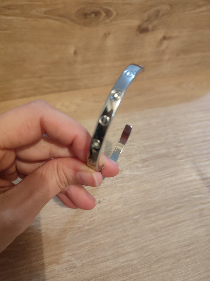 gümüş kelepçe bileklik - Görsel 2