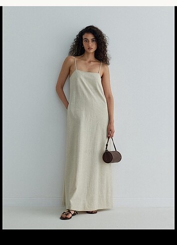 Suud Collection Keten elbise
