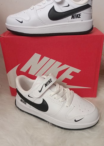 Nike Beyaz Erkek Çocuk Spor Ayakkabı Velcro