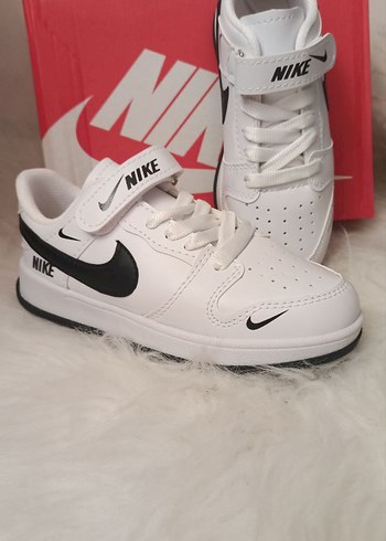 Nike Nike Beyaz Erkek Çocuk Spor Ayakkabı Velcro