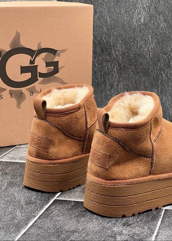 36 Beden camel Renk Bej Süet Dolgu Topuklu Günlük Kadın Bot