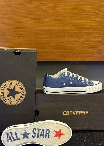 38 Beden mavi Renk Converse Mavi Denim Kadın Spor Ayakkabı