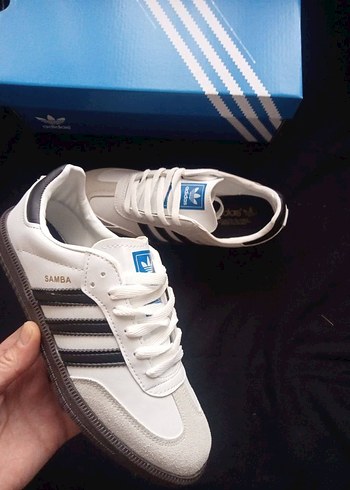39 Beden Adidas Samba Beyaz Gri Kadın Spor Ayakkabı
