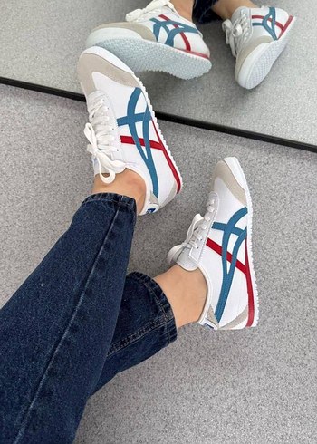 37 Beden beyaz Renk Onitsuka Tiger Beyaz Renkli Kadın Spor Ayakkabı
