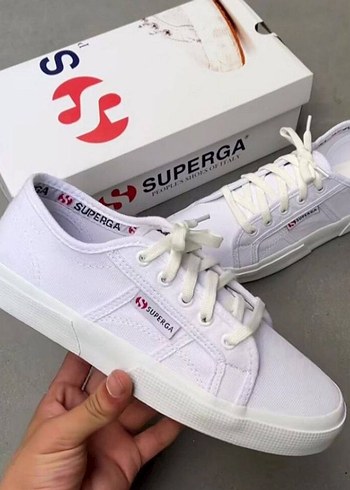 40 Beden beyaz Renk Superga Beyaz Erkek Sneakers Spor Ayakkabı