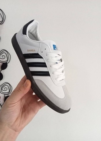 Adidas Beyaz Siyah Samba Spor Ayakkabı