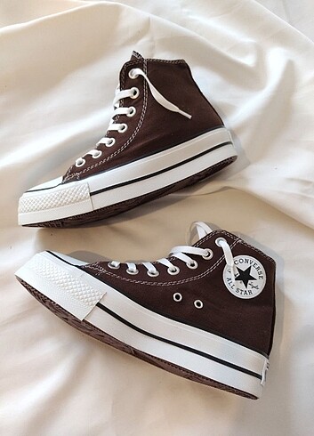 38 Beden kahverengi Renk Bayan convers