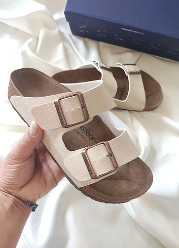 36 Beden beyaz Renk Birkenstock Bayan terlik