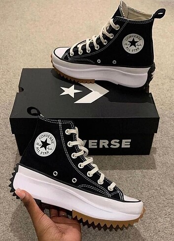 36 Beden siyah Renk Kadin convers