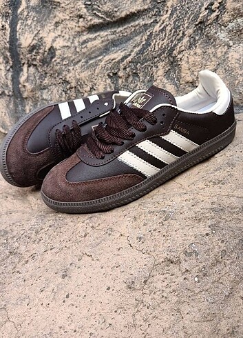 36 Beden Adidas samba kahverengi kadın spor ayakkabı