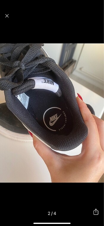 37 Beden siyah Renk Nike Spor Ayakkabı