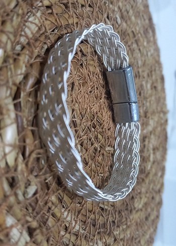 Gumus renk bakir Kadın Bileklik - Görsel 2