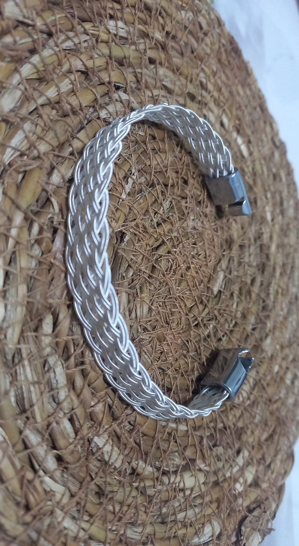 Gumus renk bakir Kadın Bileklik - Görsel 3