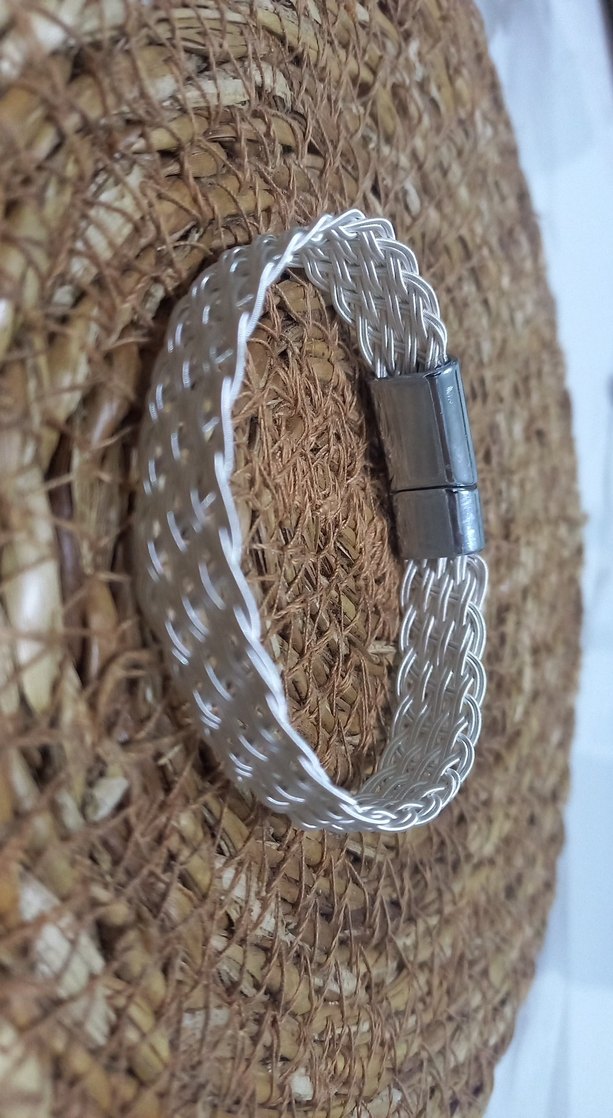 Gumus renk bakir Kadın Bileklik - Görsel 2