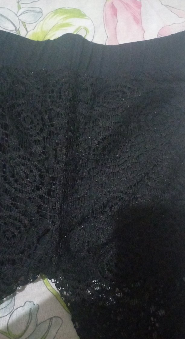 cocuk dantel Detaylı Siyah İspanyol Paça Pantolon - Görsel 5