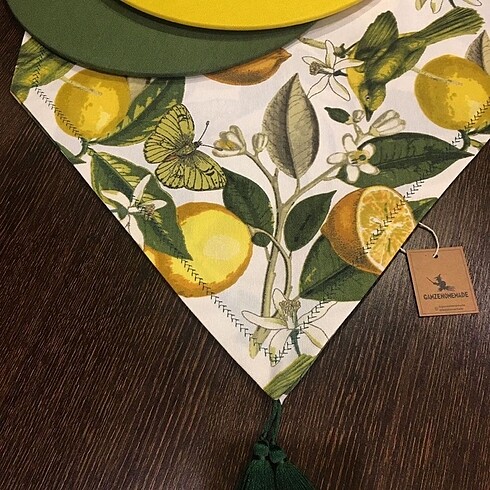  Beden sarı Renk Limon runner