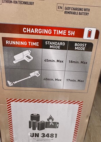 Tefal Kablosuz Gri Elektrikli Süpürge - Görsel 6