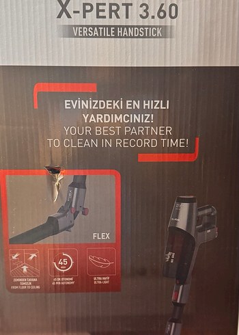 Tefal Kablosuz Gri Elektrikli Süpürge - Görsel 8
