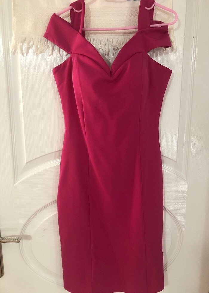 Fuşya Abiye Elbise - Görsel 2