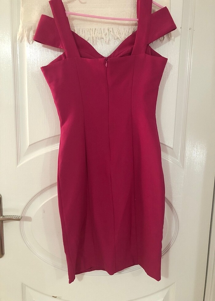 Fuşya Abiye Elbise - Görsel 3