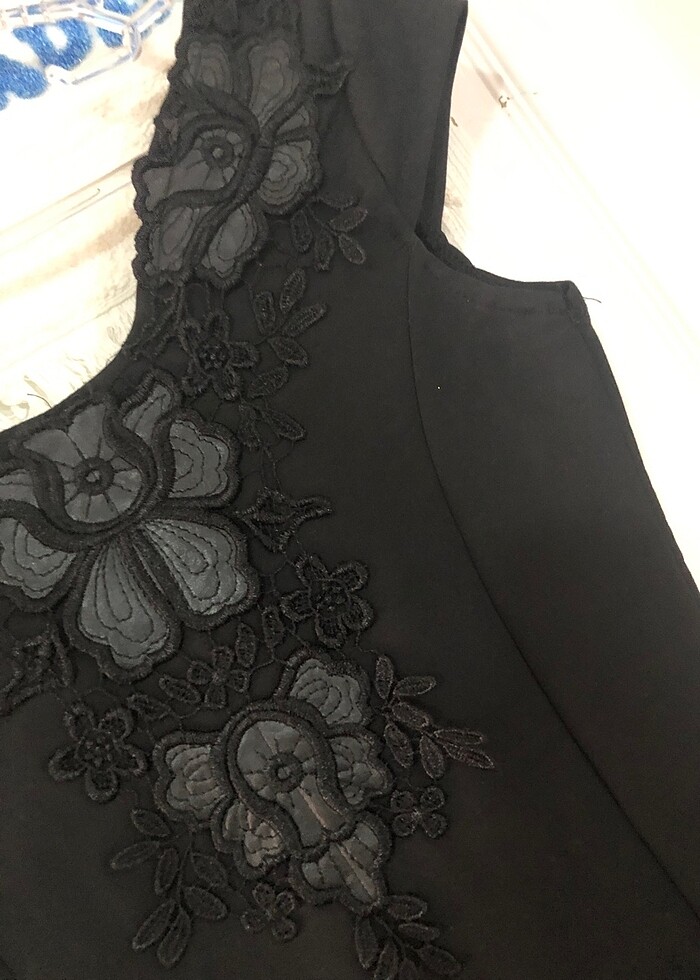 Siyah abiye elbise - Görsel 3