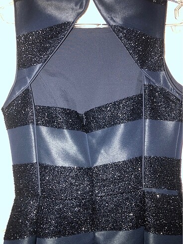 Simli abiye elbise - Görsel 6