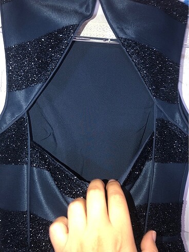 Simli abiye elbise - Görsel 7