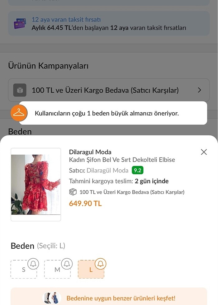 Kuramızı sırt dekolteli elbise - Görsel 4