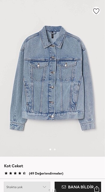 H&M Oversize Kot Ceket