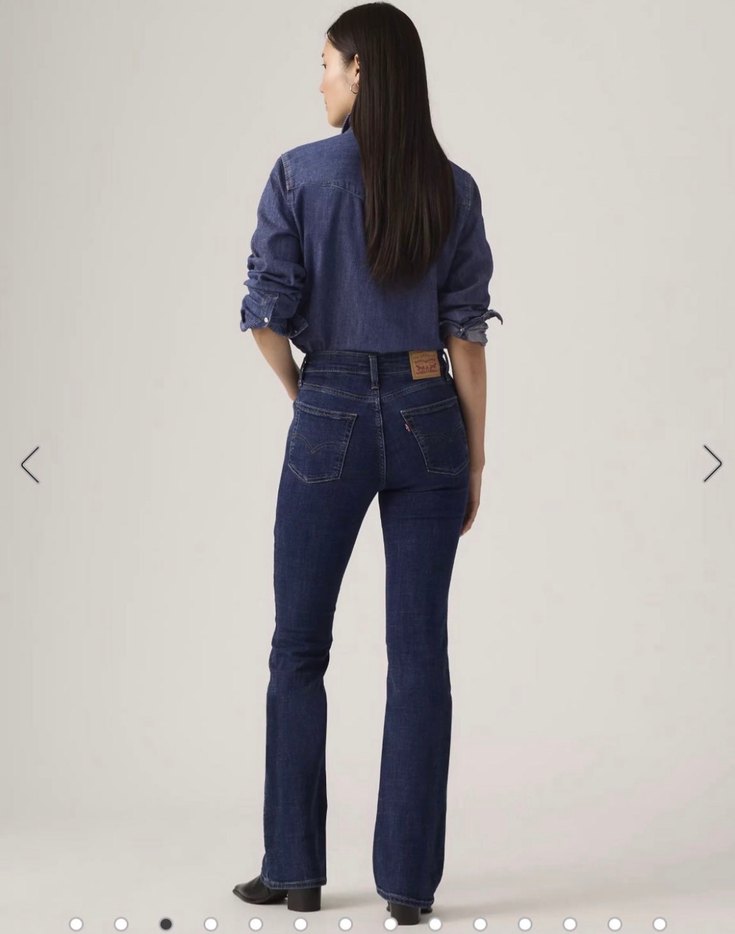 Levis 725 High Rise Bootcut Jean — görsel 3/4