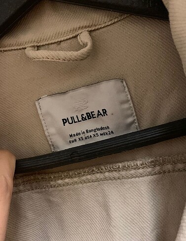 xs Beden camel Renk Pull&Bear Bej Ceket