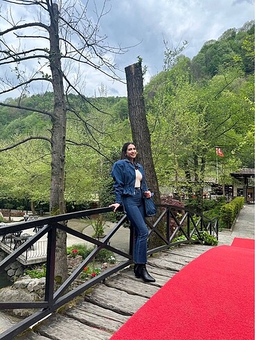 Vatkalı Jean Ceket