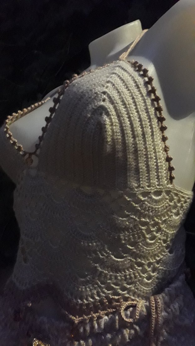 Bohem tarz el emeği #bluz #crop #büstiyer - Görsel 3