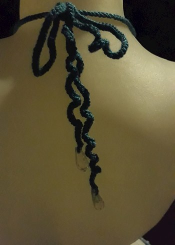 Yeşil Örgü Mini Bikini Takımı - Görsel 5