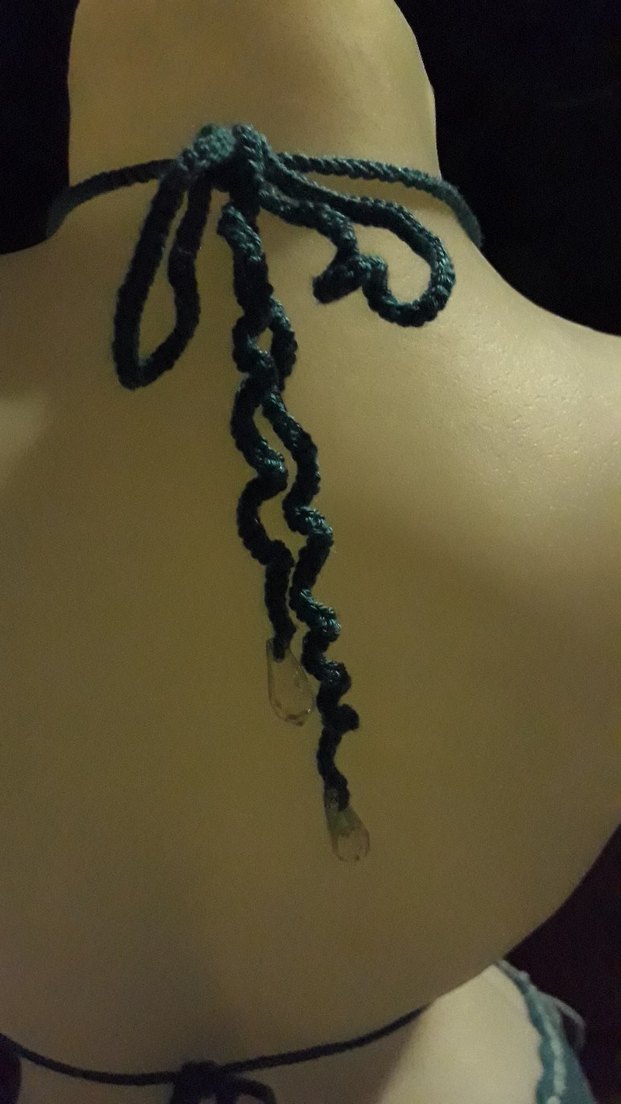 Yeşil Örgü Mini Bikini Takımı - Görsel 5