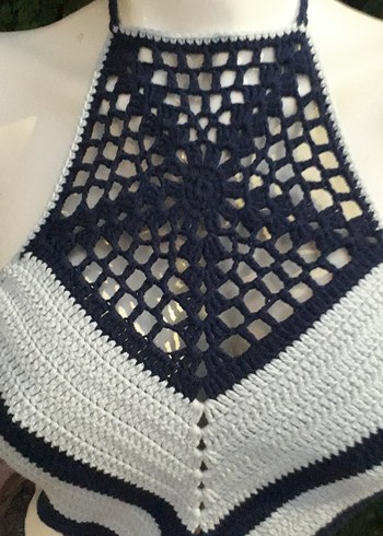 Bohem tarz el emeği #bluz #crop #büstiyer - Görsel 3