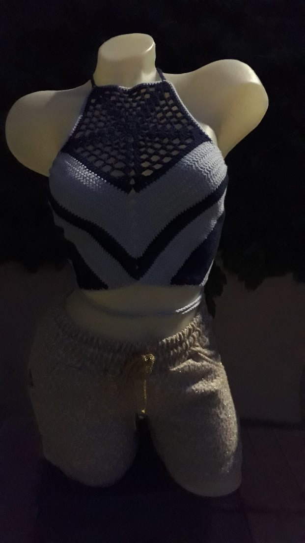 Bohem tarz el emeği #bluz #crop #büstiyer - Görsel 2