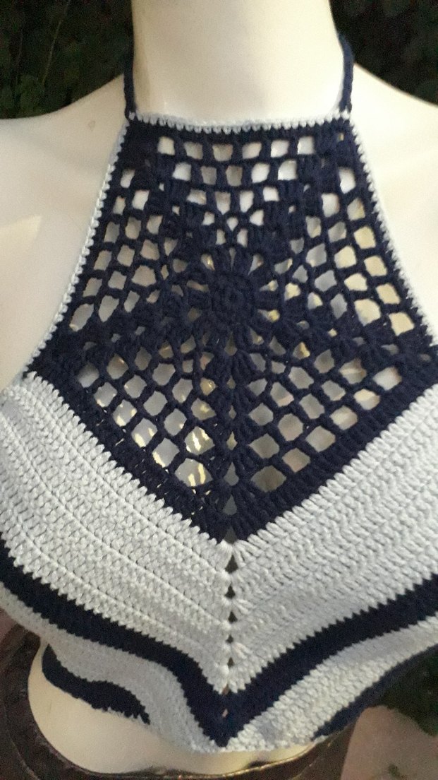 Bohem tarz el emeği #bluz #crop #büstiyer - Görsel 3