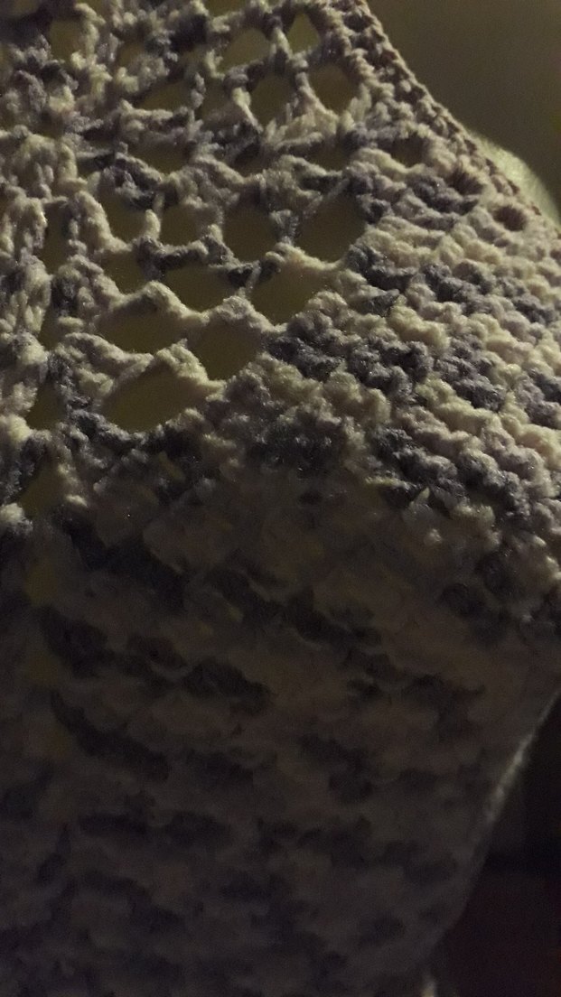 Mor ve lila desenli el emeği #bluz #crop #büstiyer - Görsel 2