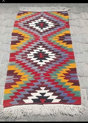 Antika eldokuma yün kilim