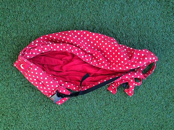 0 - 13 kg Beden Baba sling polka red ana kucağı