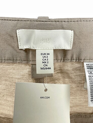 34 Beden çeşitli Renk H&M Düz Kesim %70 İndirimli.