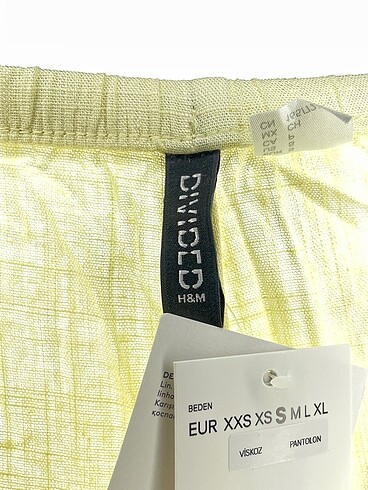 s Beden sarı Renk H&M Düz Kesim %70 İndirimli.