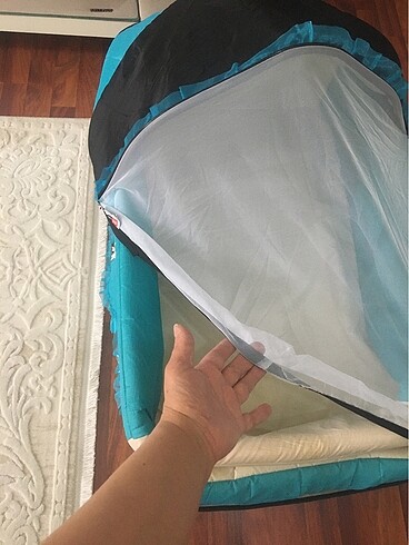 Beden Güneşlikli cibinlikli portatif sallanır sepet beşik