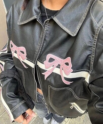 bow vintage jacket