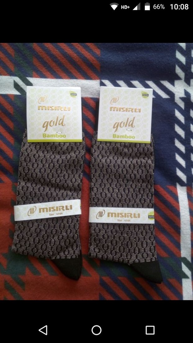 mısırlı bambu Gold erkek çorap - Görsel 3