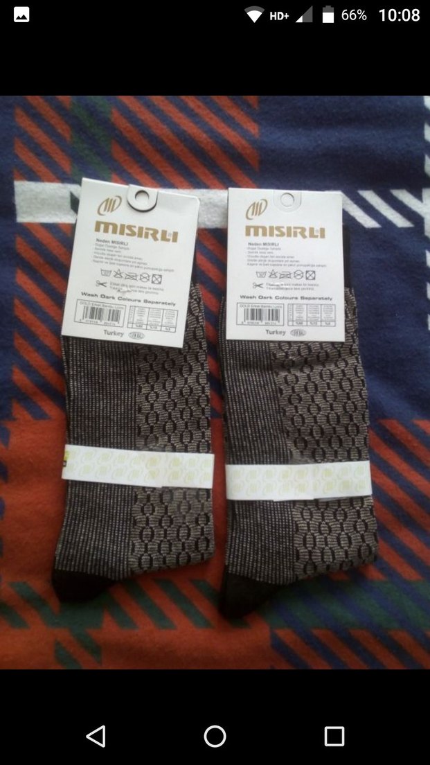 mısırlı bambu Gold erkek çorap - Görsel 2