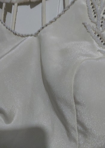 Bohem Tarzı Uzun Düz Kesim Gelinlik abiye - Görsel 7