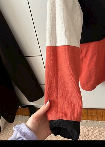 Kadın Kapüşonlu Fermuarlı Sweatshirt - Görsel 2