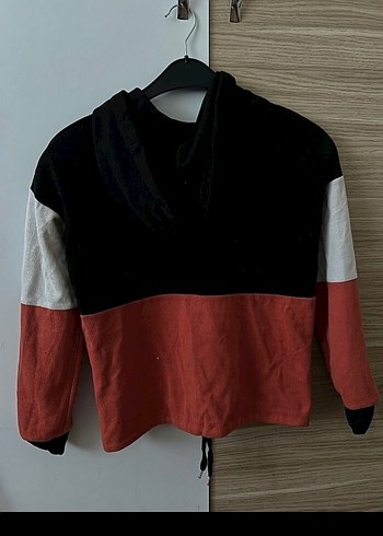 Kadın Kapüşonlu Fermuarlı Sweatshirt - Görsel 3